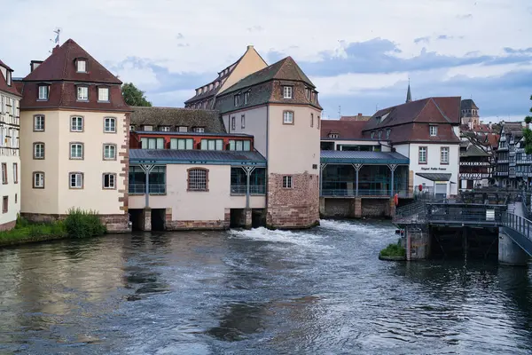 stock image Strasbourg, France - June 18, 2024: Pont Saint Martin in La Petite France, Strasbourg, Alsace, France