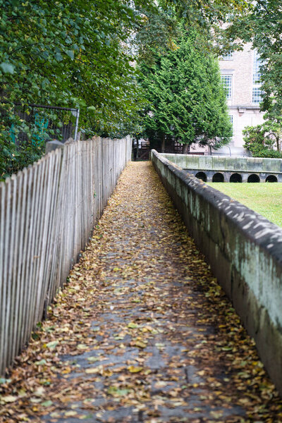 Chester, UK - September 9, 2024: Chester City Walls in Chester, UK