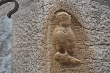 Dijon, Fransa - 2 Ekim 2024: Dijon, Fransa 'daki Sihirli Baykuş