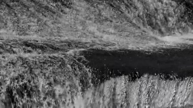 Gunma, Japonya - 5 Haziran 2025: Fukiware 'in yavaş çekimde düşüşü