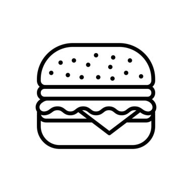 hamburger icon vector design template in white background