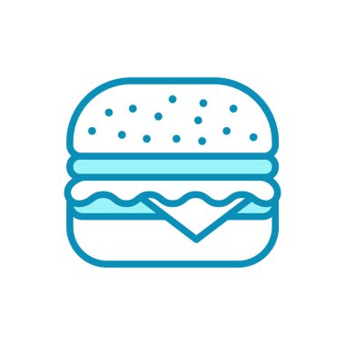 hamburger icon vector design template in white background