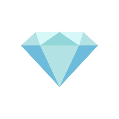 diamond icon vector design template in white background