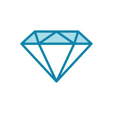 diamond icon vector design template in white background