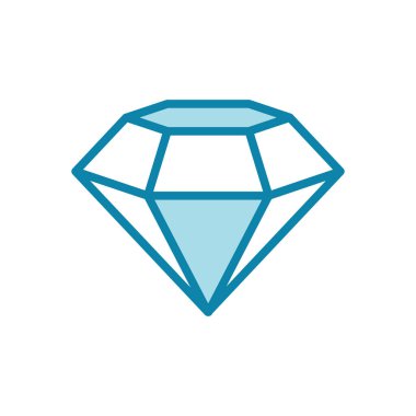 diamond icon vector design template in white background