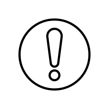 exclamation icon vector design template
