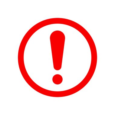 exclamation icon vector design template