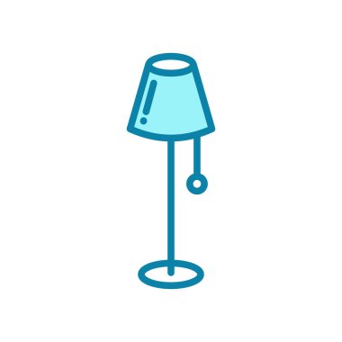 stand lamp icon vector design template in white background