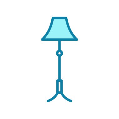 stand lamp icon vector design template in white background
