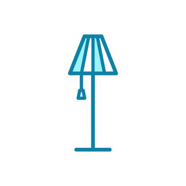 stand lamp icon vector design template in white background