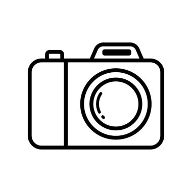 camera icon vector design template in white background