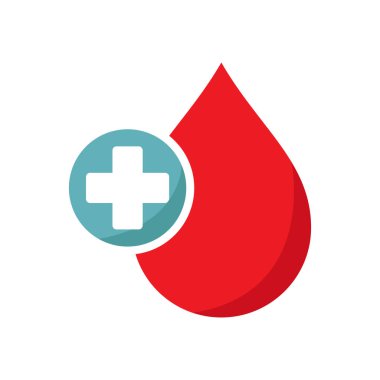 drop blood icon vector design template