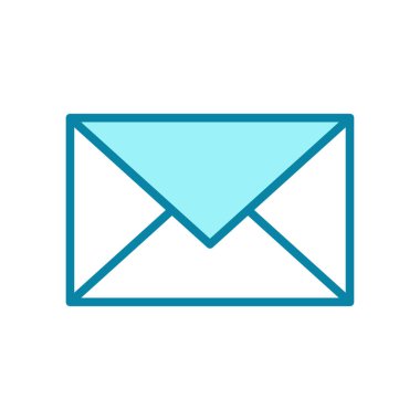 envelope icon vector design template in white background