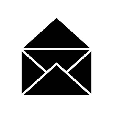 envelope icon vector design template in white background