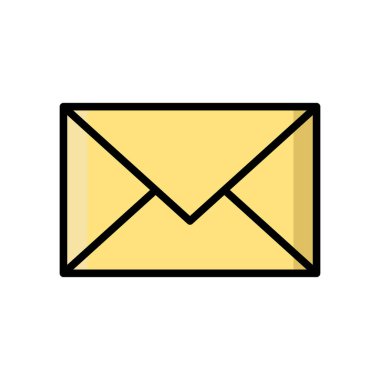 envelope icon vector design template in white background