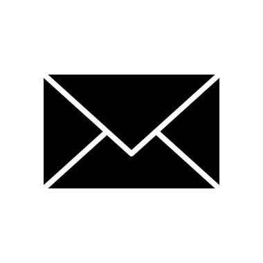 envelope icon vector design template in white background