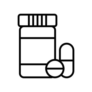 pills -drug icon vector design template in white background