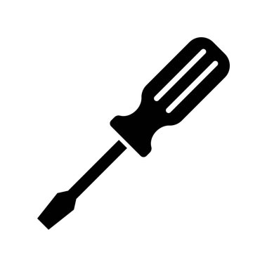 screw driver icon vector design template in white background
