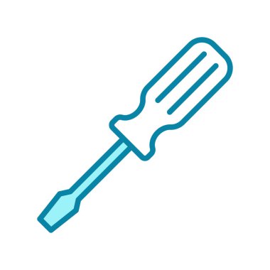 screw driver icon vector design template in white background