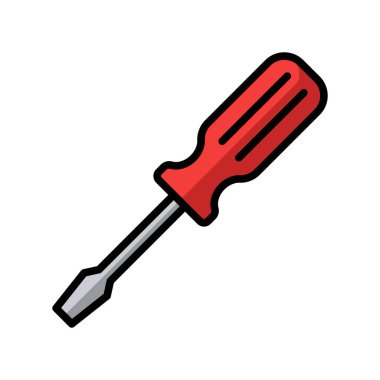 screw driver icon vector design template in white background