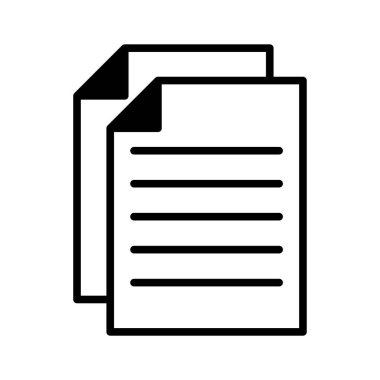 document icon vector design template in white background