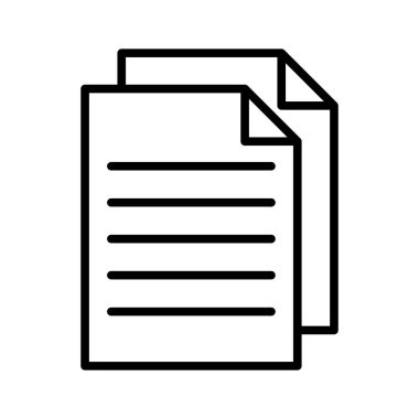 document icon vector design template in white background