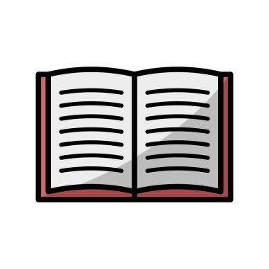 book icon vector design template in white background