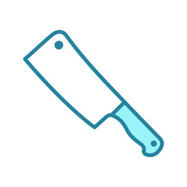 Mutfak bıçağı ikon vektör tasarım şablonu beyaz arkaplan