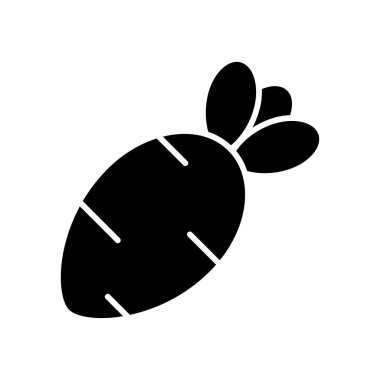 turp simgesi vektör tasarım şablonu beyaz arkaplan