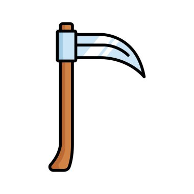 orak simge vektör tasarım şablonu beyaz arkaplan