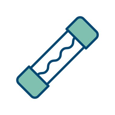 Beyaz arkaplanda fünye ikon vektör tasarım şablonu