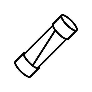 Beyaz arkaplanda fünye ikon vektör tasarım şablonu