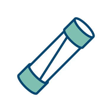 Beyaz arkaplanda fünye ikon vektör tasarım şablonu