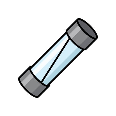 Beyaz arkaplanda fünye ikon vektör tasarım şablonu