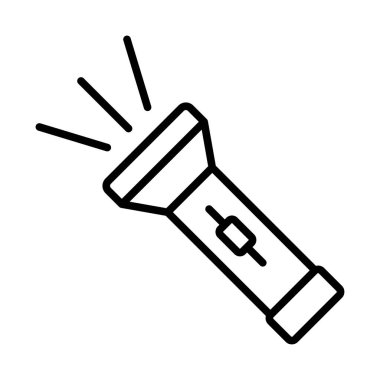 el feneri simgesi vektör tasarım şablonu beyaz arkaplan