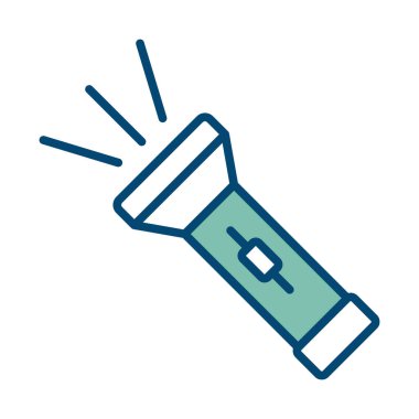 el feneri simgesi vektör tasarım şablonu beyaz arkaplan