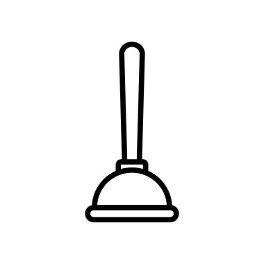 piston simgesi vektör tasarım şablonu beyaz arkaplan