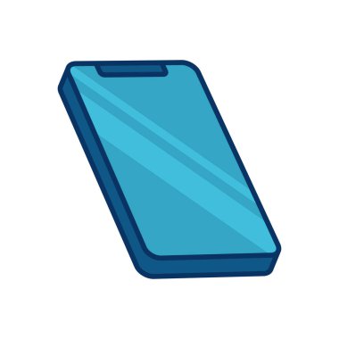 akıllı telefon simgesi vektör tasarım şablonu beyaz arkaplan