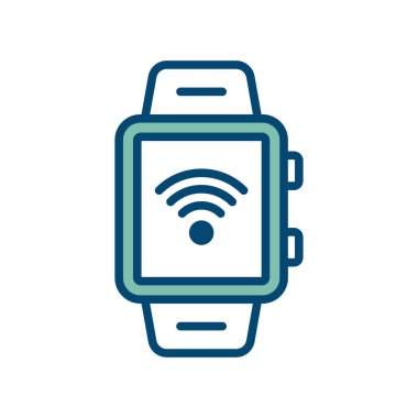 beyaz arkaplanda simge tasarım şablonu izle