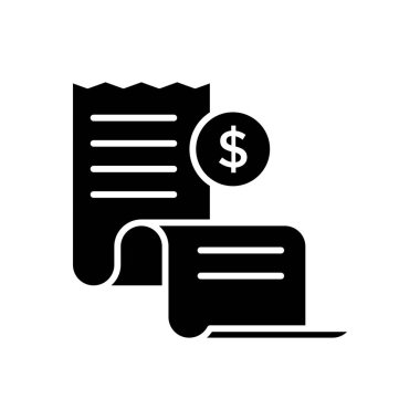 Bill simgesi vektör tasarım şablonu beyaz arkaplan