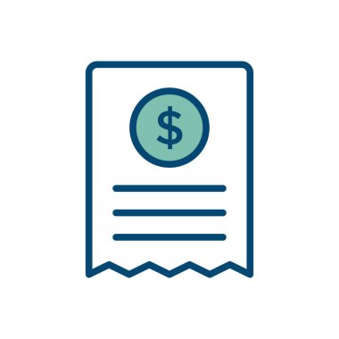 Bill simgesi vektör tasarım şablonu beyaz arkaplan