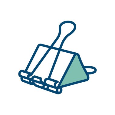 buldog klipsi beyaz arkaplan içinde vektör tasarım şablonu