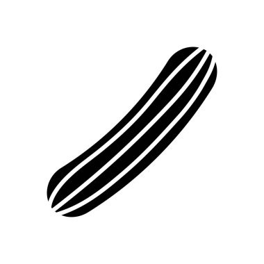 salatalık simgesi vektör tasarım şablonu beyaz arkaplan