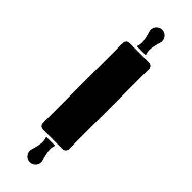 yuvarlanan pin simgesi vektör tasarım şablonu beyaz arkaplan