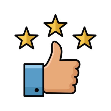 başparmak yukarı - beyaz arkaplanda başparmak aşağı simge vektör tasarım şablonu