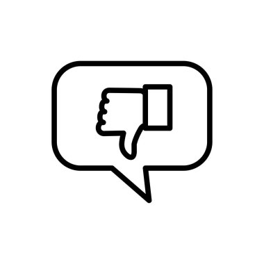 başparmak yukarı - beyaz arkaplanda başparmak aşağı simge vektör tasarım şablonu