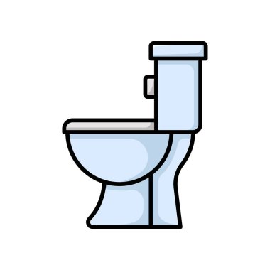 tuvalet simgesi tasarım şablonu beyaz arkaplanda