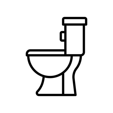 tuvalet simgesi tasarım şablonu beyaz arkaplanda