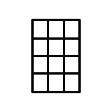 Çikolata simgesi vektör tasarım şablonu beyaz arkaplan