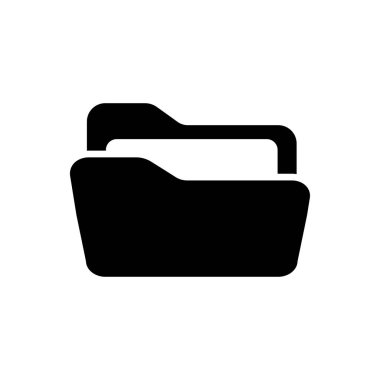 Beyaz arkaplanda dizin ikonu vektör tasarım şablonu